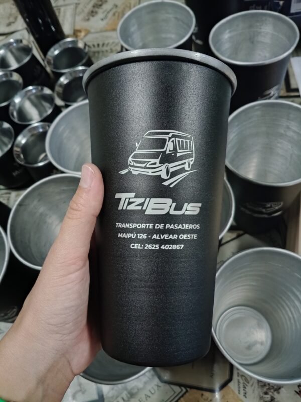 Vaso Fernetero aluminio 1lt