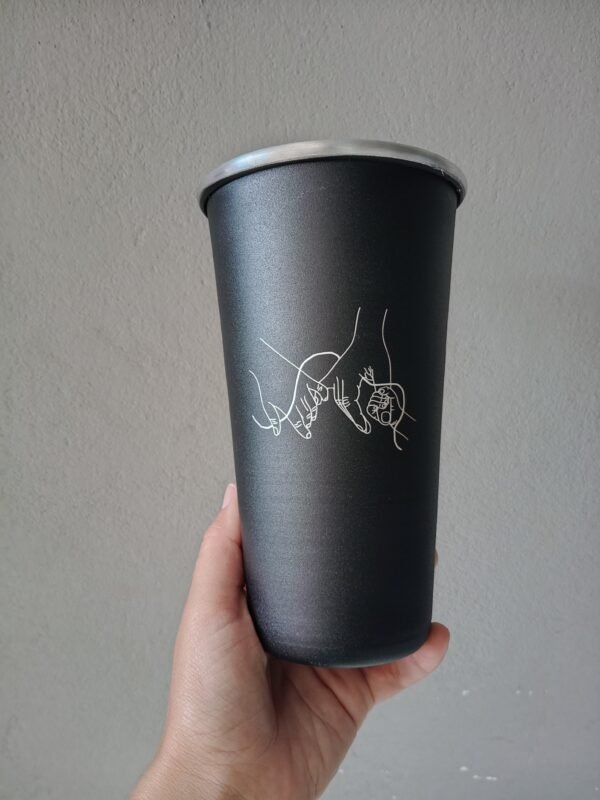 Vaso Fernetero aluminio 1lt