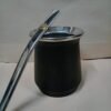 Mate de Acero Térmico con bombilla chata de acero
