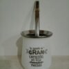 Mate de Acero Térmico con bombilla chata de acero