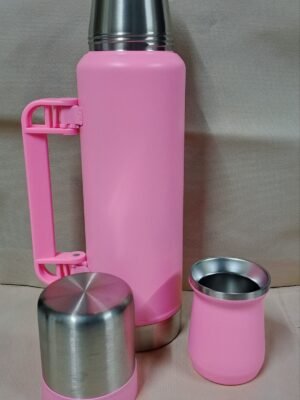 Set termo 1,2lt con mate y bombilla