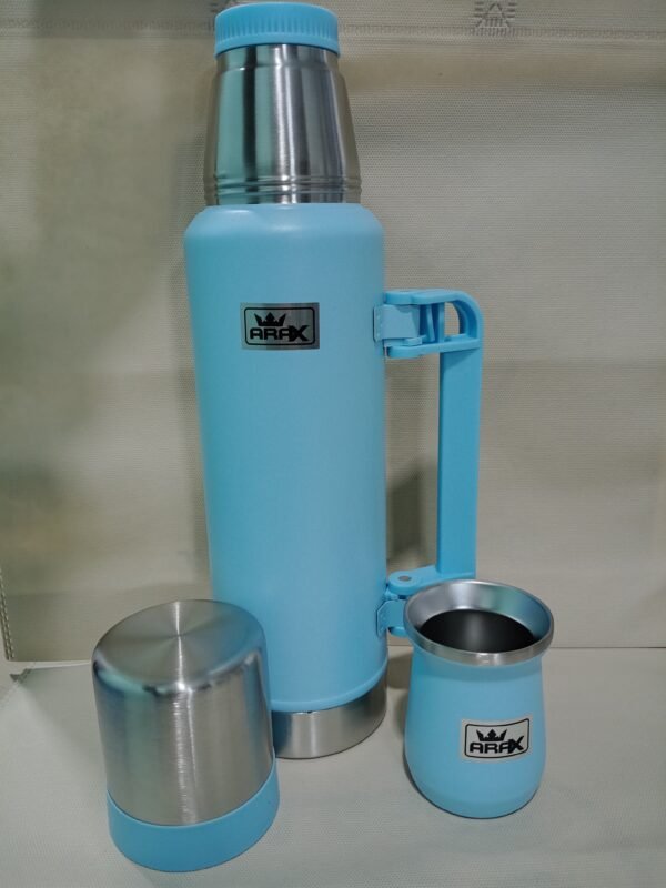 Set termo 1,2lt con mate y bombilla