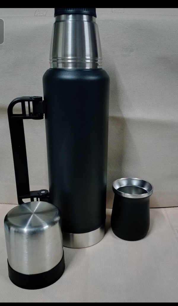 Set termo 1,2lt con mate y bombilla