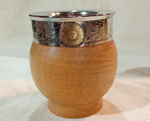 Mate Imperial con Aplique Sol de Mayo