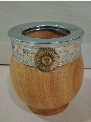 Mate Imperial con Aplique Sol de Mayo