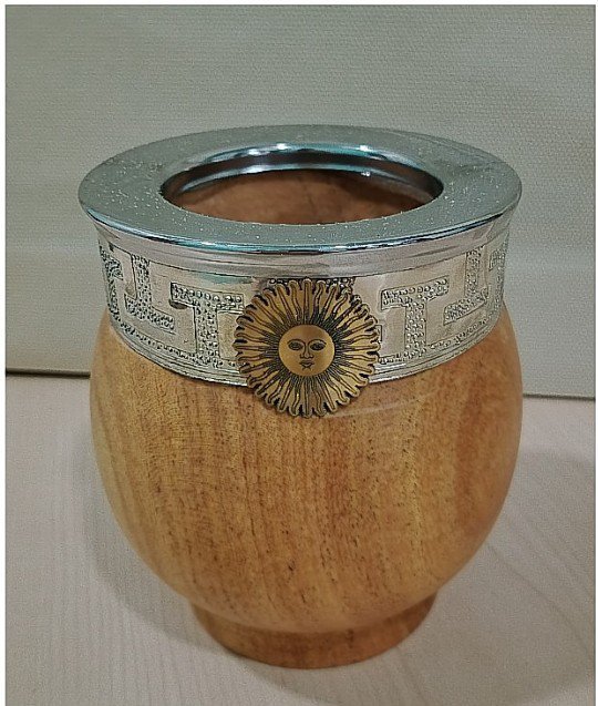 Mate Imperial con Aplique Sol de Mayo