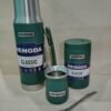 Set Termo system, mate acero, bombilla, una lata