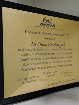 Placa de Reconocimiento