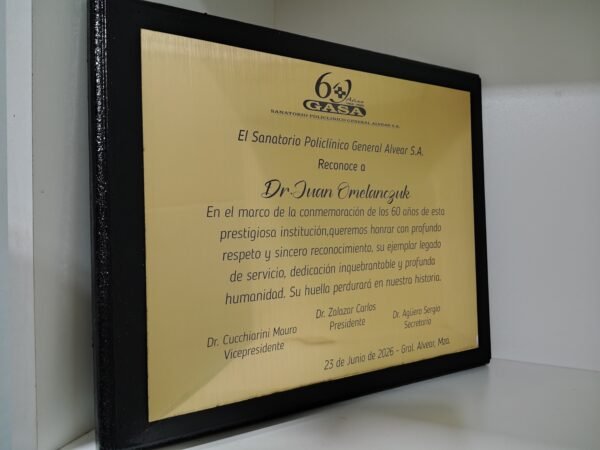 Placa de Reconocimiento